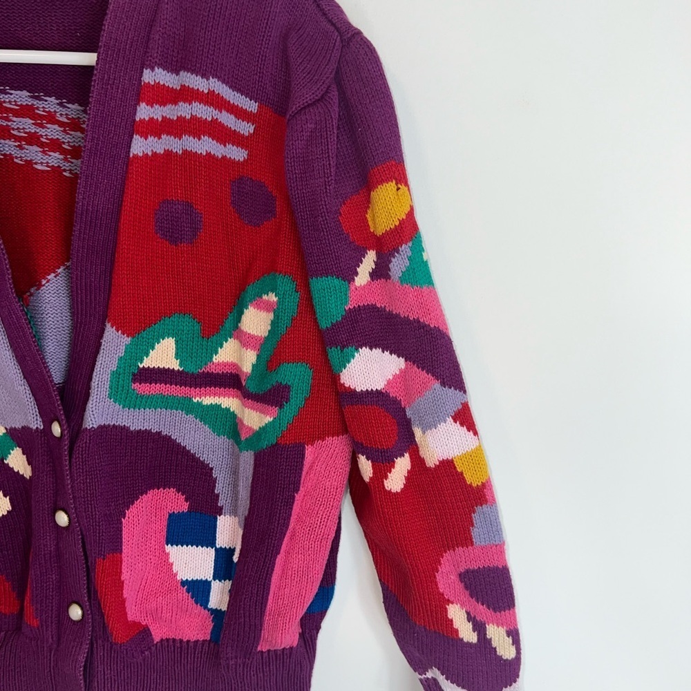 Vintage Abstract Cardigan - Picture 5 of 13